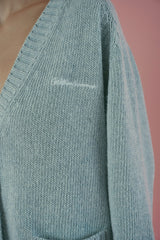 Nuts v-neck cardigan_skyblue