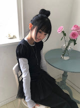 ザインチュールティアードレイヤードスリーブレス