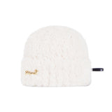 VARZAR Safety Pin Fur Beanie / Cream