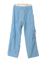 string pocket nylon pants