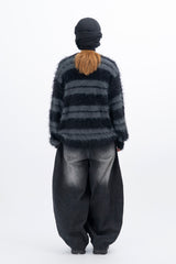 Kera Hairy Stripe Knit