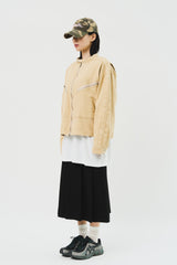 (W) Belted Pleats Skirt (2color)