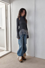 POSE TANK TOP - CHARCOAL