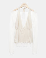 Breton Wave Halter-Neck Layered Set