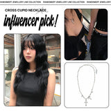 [Celeb pick] Cross Cupid Necklace [Cross ver.2]