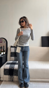 Sheer Layer Boatneck Top - 3 colours
