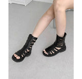 ANKLE CLASSIC SANDALS (BLACK)