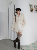 Boehm Boksarthy high neck two-way cardigan (outer)