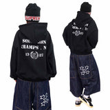 ヴィンテージフラグクロップジップアップフーディー