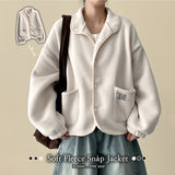 Eddy Tab tick pocket fleece jacket