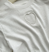 アロア ハート カットアウト Tシャツ
