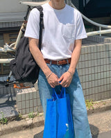 [A-T0126] リベットポケット半袖Tシャツ (6色)