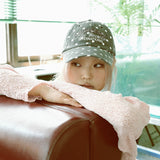 Net Raglan Knit Sleeve (pink)