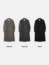 LMN ABNEW ヒドゥンウールマキシコート (3 colors)