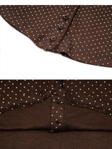 Mabel Dot Shirring Top