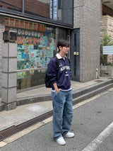 Tachi washed cargo denim pants
