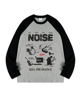 NOISE RAGLAN LONG SLEEVE