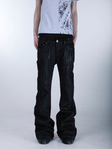 SEXXDEVIL "DESIRE" Waxed Denim Jeans