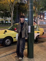 Itsu diagonal cargo denim