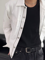 ED Evil Mix Trucker Snap Jacket (2C)