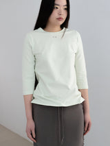 COMFY 3/4 SLEEVE T (MELON)