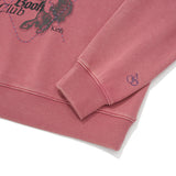 LUNA WASHING UNICORN GRAPHIC SWEATSHIRT [DARK PINK]