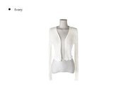 Auti Tencel Open See-through Cardigan