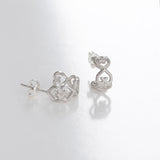 Heart lace earring