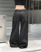 Middle Carpenter Detail Long Pants
