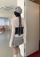 フリルフックミニスカート