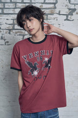 DBユニコーン リンガー ショートスリーブ Tシャツ