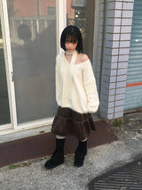 ラブNヘアマフラーニットウェア