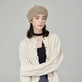 VARZARピンニットベレー帽 / Dark Beige