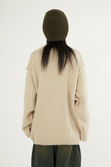 Texture wool round knit