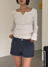 BELLA WAFFLE TEE