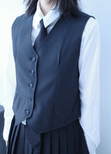 Eve Pintuck Vest (2color)