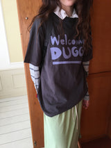 YWD WELCOME T-SHIRTS_CHARCOAL (1color)