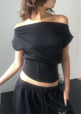 CORSET OFF TEE