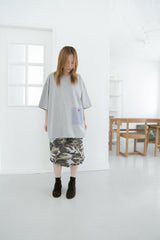 apple button check pocket top(2colors)