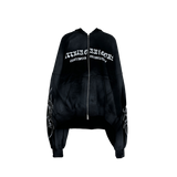 attain cotton hood zip-up