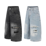 Rovi Star Patch Denim Shorts