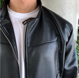  Ribes Biker China Leather Jacket