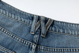 ICE BLUE HOT-FIX RHINESTONE CRINKLE WHISKER BOOTCUT JEANS