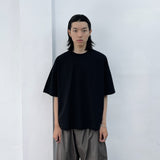 コントラストステッチボクシーT