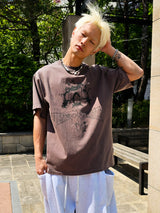 VENTIQUE Pigment Smoke T-shirt 3color