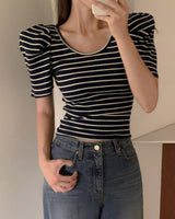 パイレストライプ半袖Tシャツ