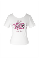Me愛 - Me愛 Tシャツ (マゼンタ)