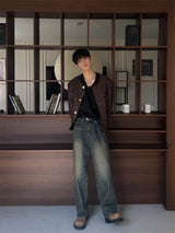 ASCLO Vintage Oil Denim Pants
