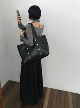 FLUID PLEATS LONG SKIRT