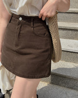 Celo cotton mini skirt